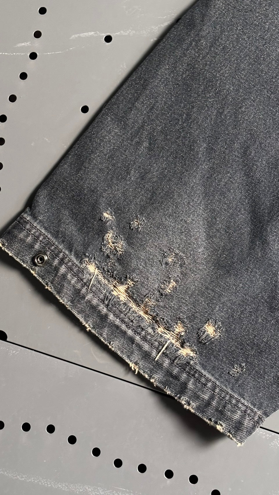 【BLR BLUER】SIDE SNAP DENIM PANTS- INDIGO