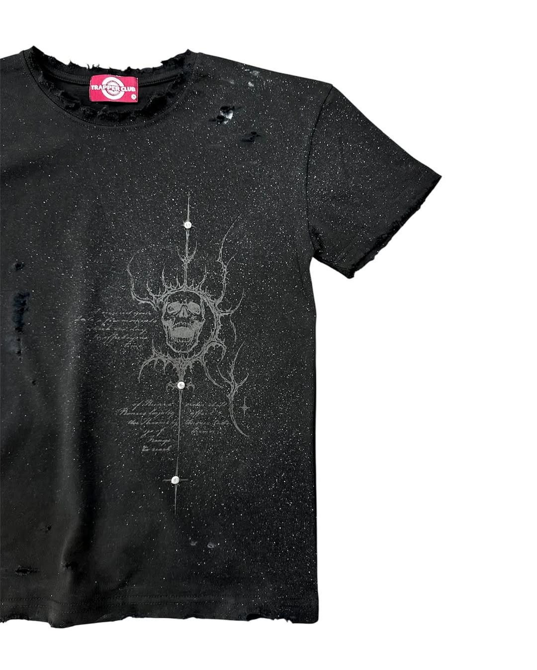 【TRAPPER CLUB】REGULAR TEE BLACK ECLIPSE