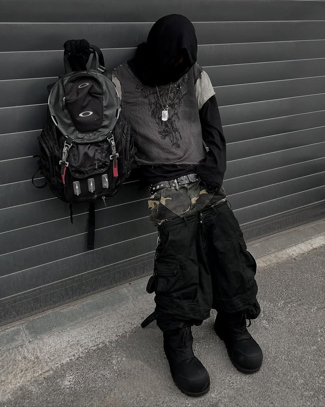 【WOPEISH】DECONSTRUCTED LAYERED LONGSLEEVE