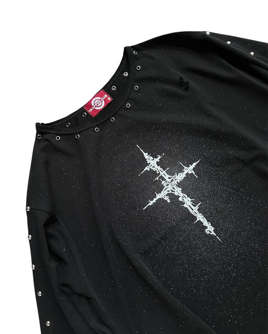 【TRAPPER CLUB】CYBERSIGILISM DISTRESSED LONG SLEEVE