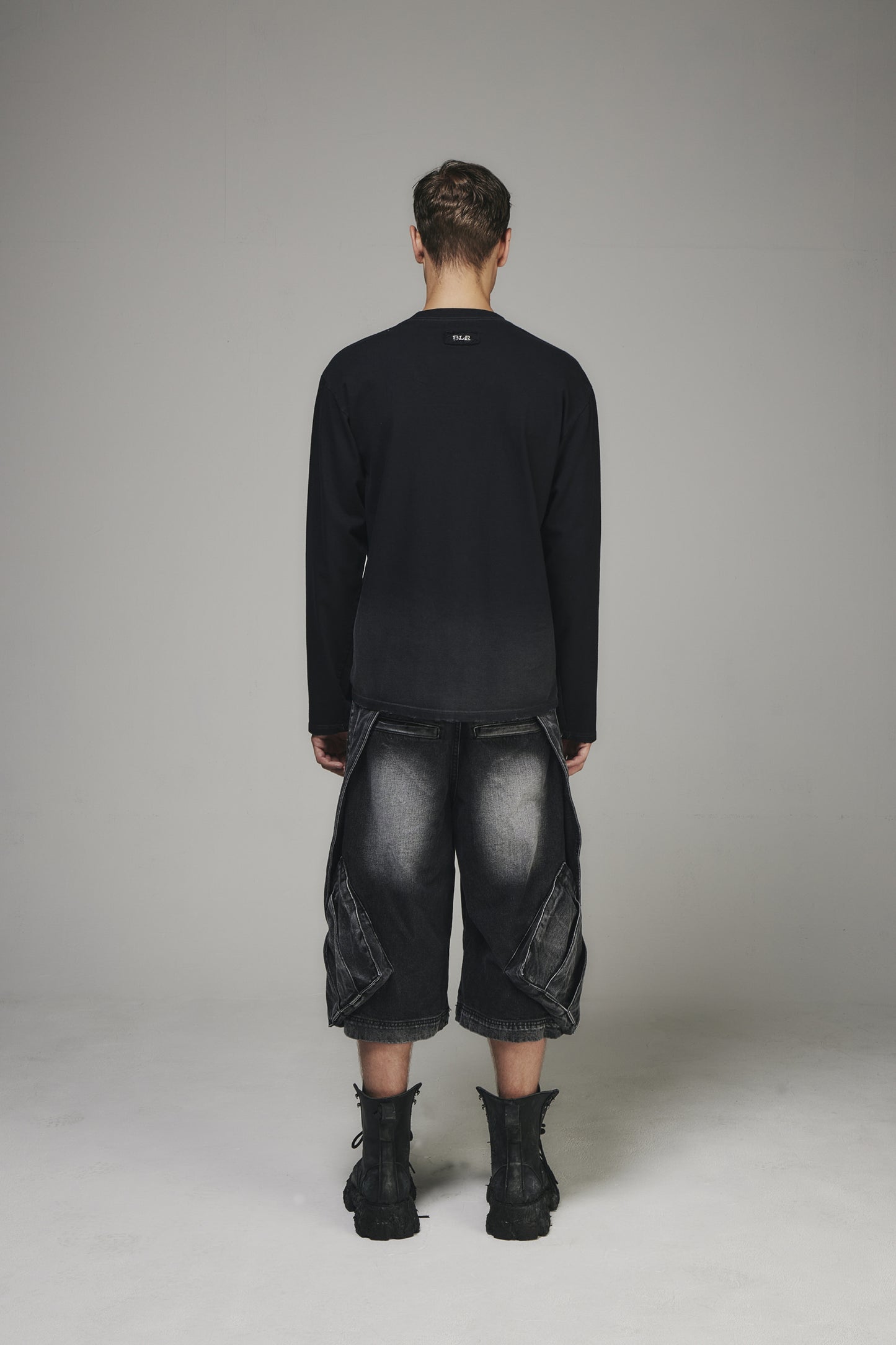 【BLR BLUER】Destroyed Bleached Long sleeve