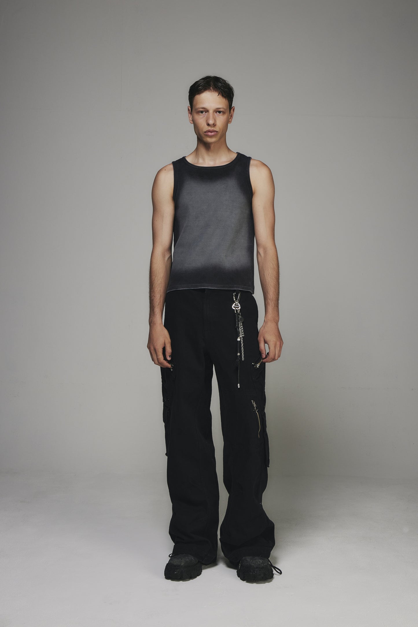 【BLR BLUER】High-tension Gradation Washing Sleeveless