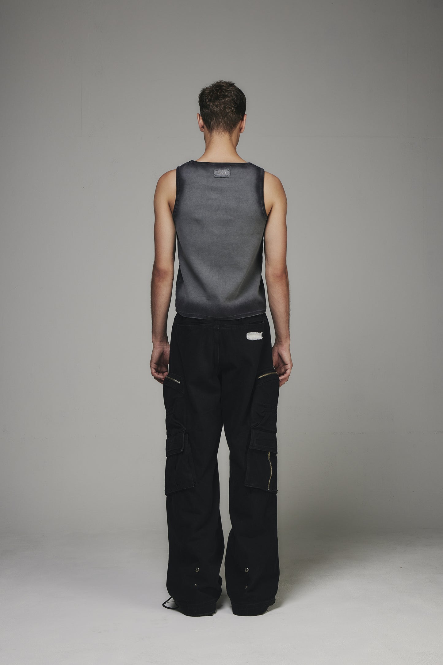 【BLR BLUER】High-tension Gradation Washing Sleeveless