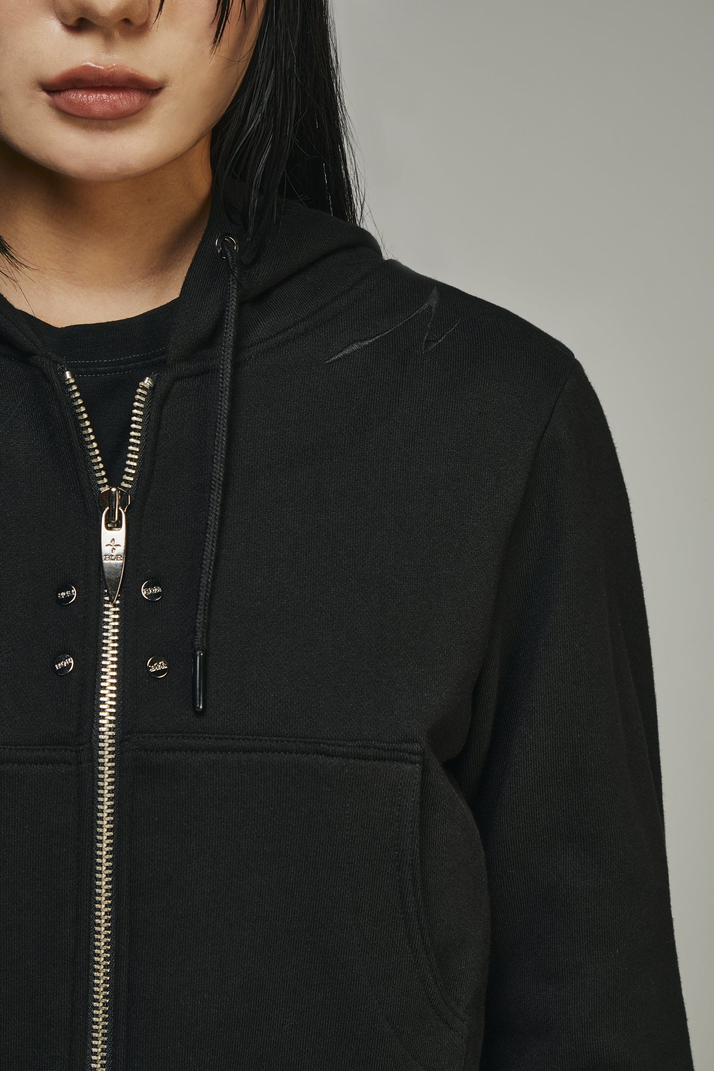 【BLR BLUER】BLR Rivet Essential Hoodie Zip-up