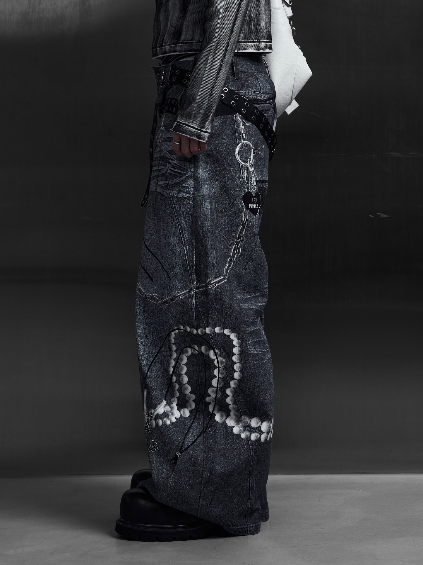【ROSEN KREUZ】3D RELIC ARCHIVE TROUSERS (BLUE)