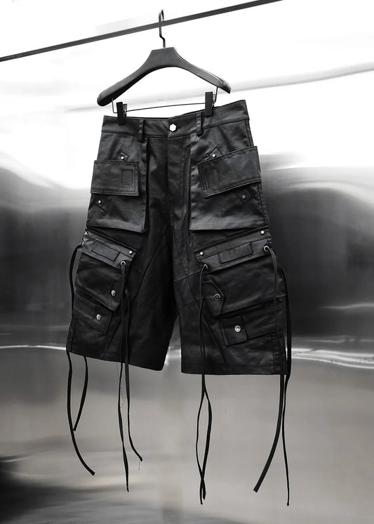 【RICH】CARGO DRAWSTRING WIDE SHORT