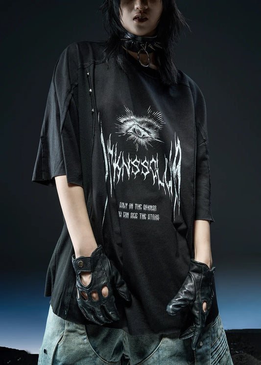 【RICH】DRKNSS PRINTED OVER T-SHIRT