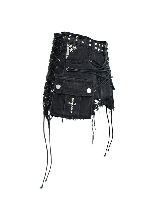 【NUMB ATELIER】VANDAL MUSE MINI SKIRT