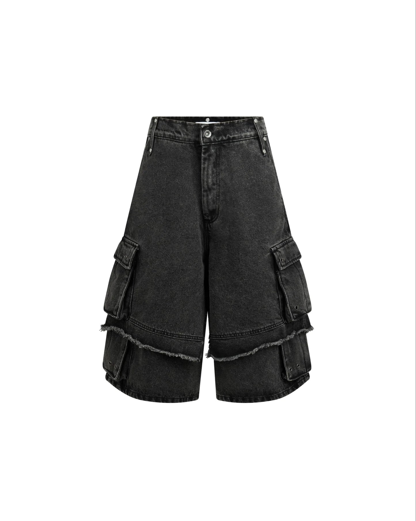 【DIMOIR】LF LAYERED DENIM SHORTS