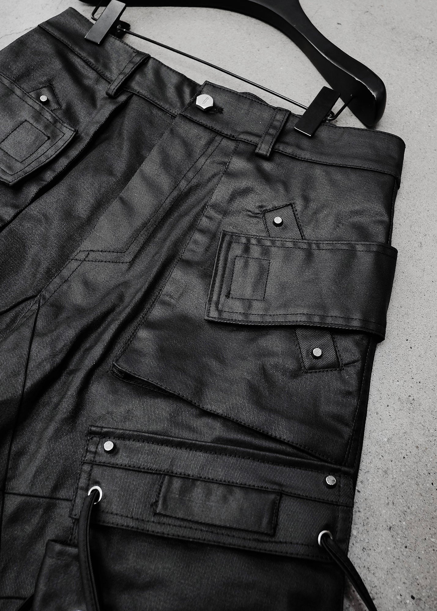 【RICH】CARGO DRAWSTRING WIDE SHORT
