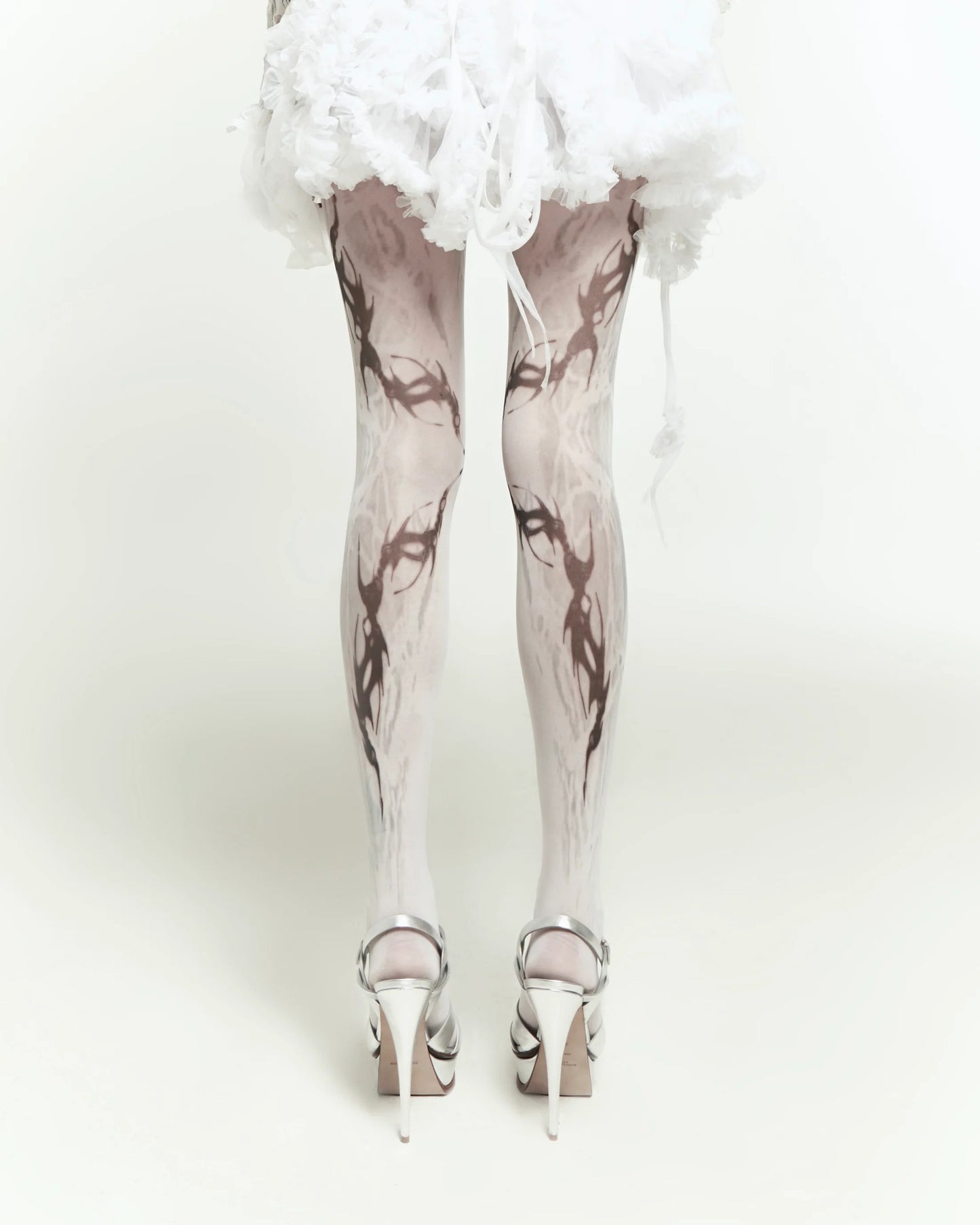 【IIIMIII】Whitetotem printed stockings1