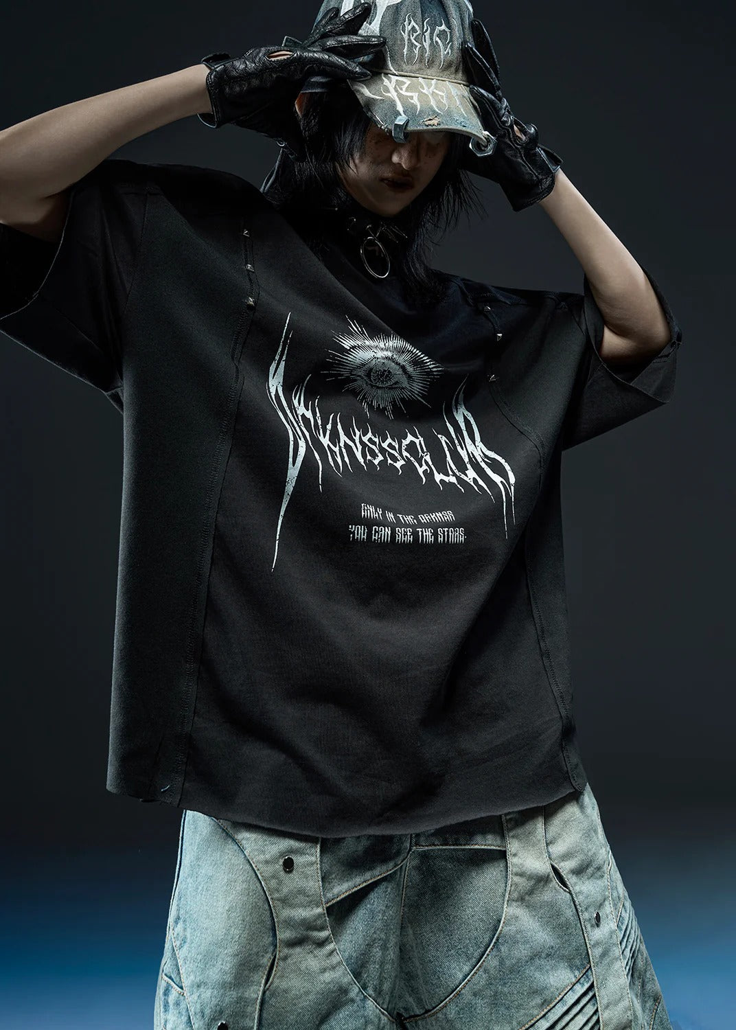 【RICH】DRKNSS PRINTED OVER T-SHIRT