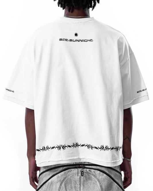 【SATSUN NIGHT】<DEVIL^ANGEL FRIENDSHIP> T-SHIRT - WHITE