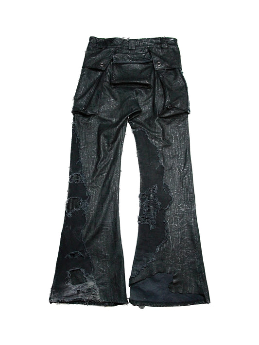 【ERIC CRÉER】MØRC -COATED CARGO PANTS -