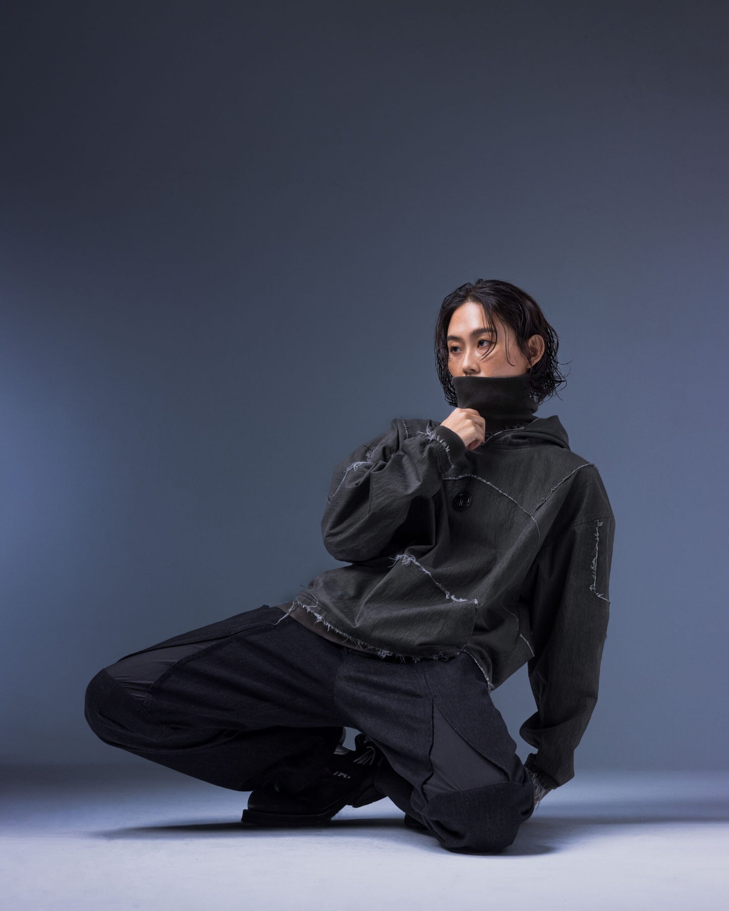 【JIMMY GUTSON】Biomimetic – Appendicular Structure Straight Pants (black)