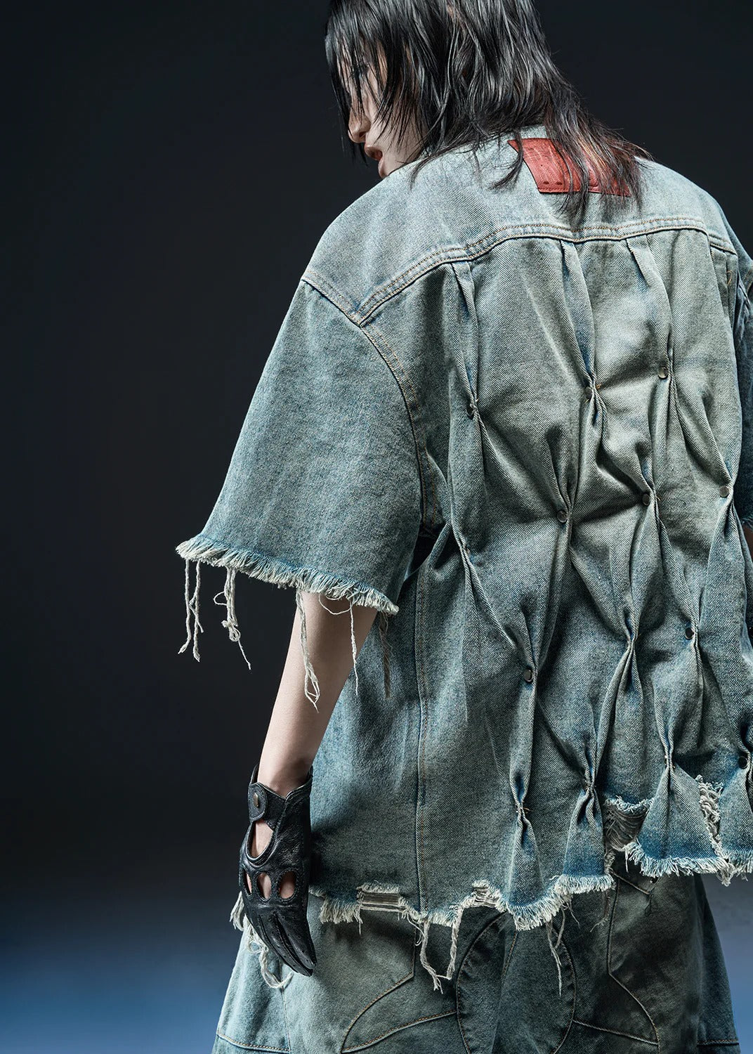 【RICH】DENIM WASHED OVER SHIRT