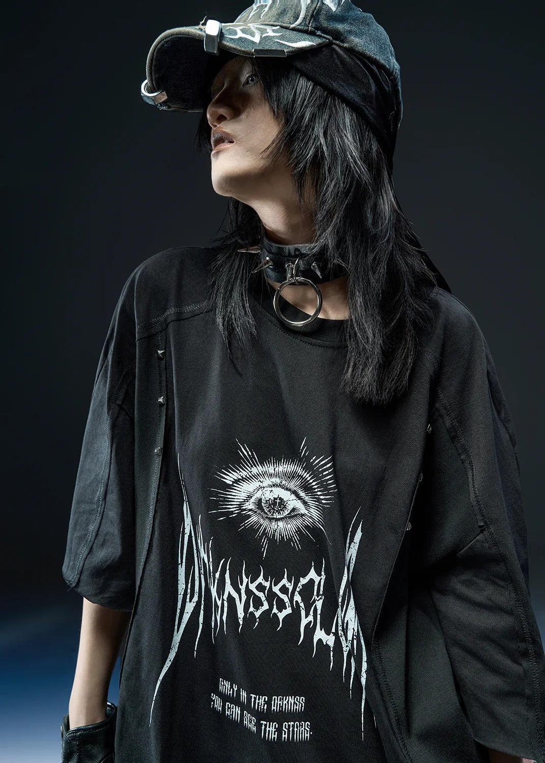 【RICH】DRKNSS PRINTED OVER T-SHIRT