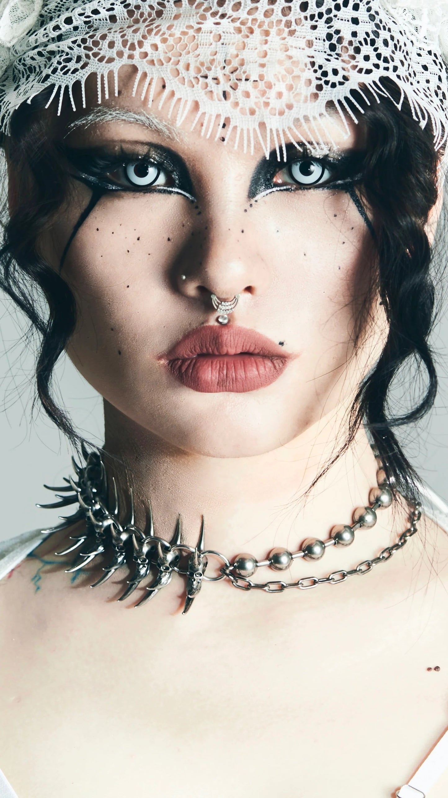 【IIIMIII】Special Shaped Stitching CHOKER