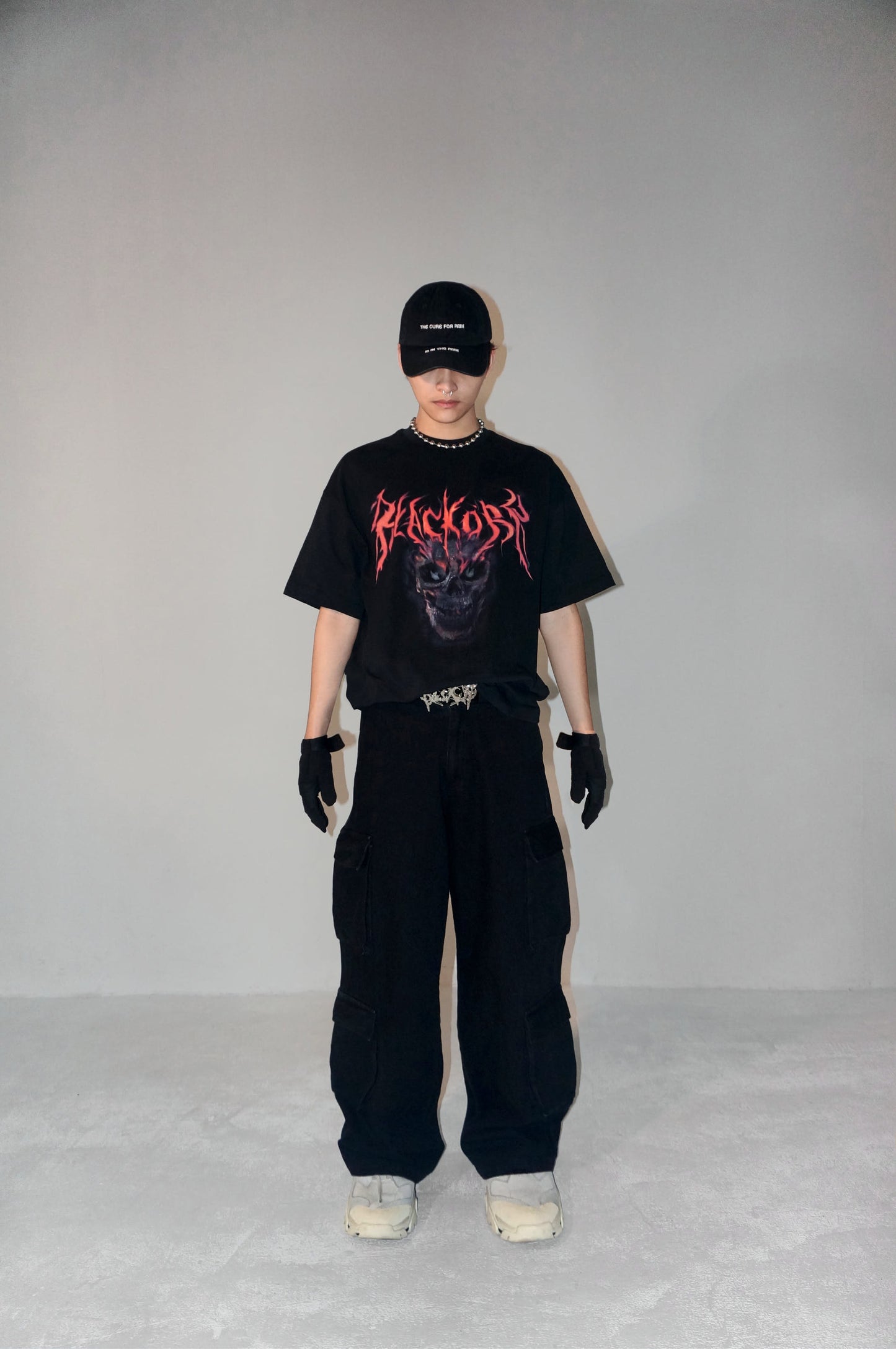 【BLACKORP】Hell flame T-shirt