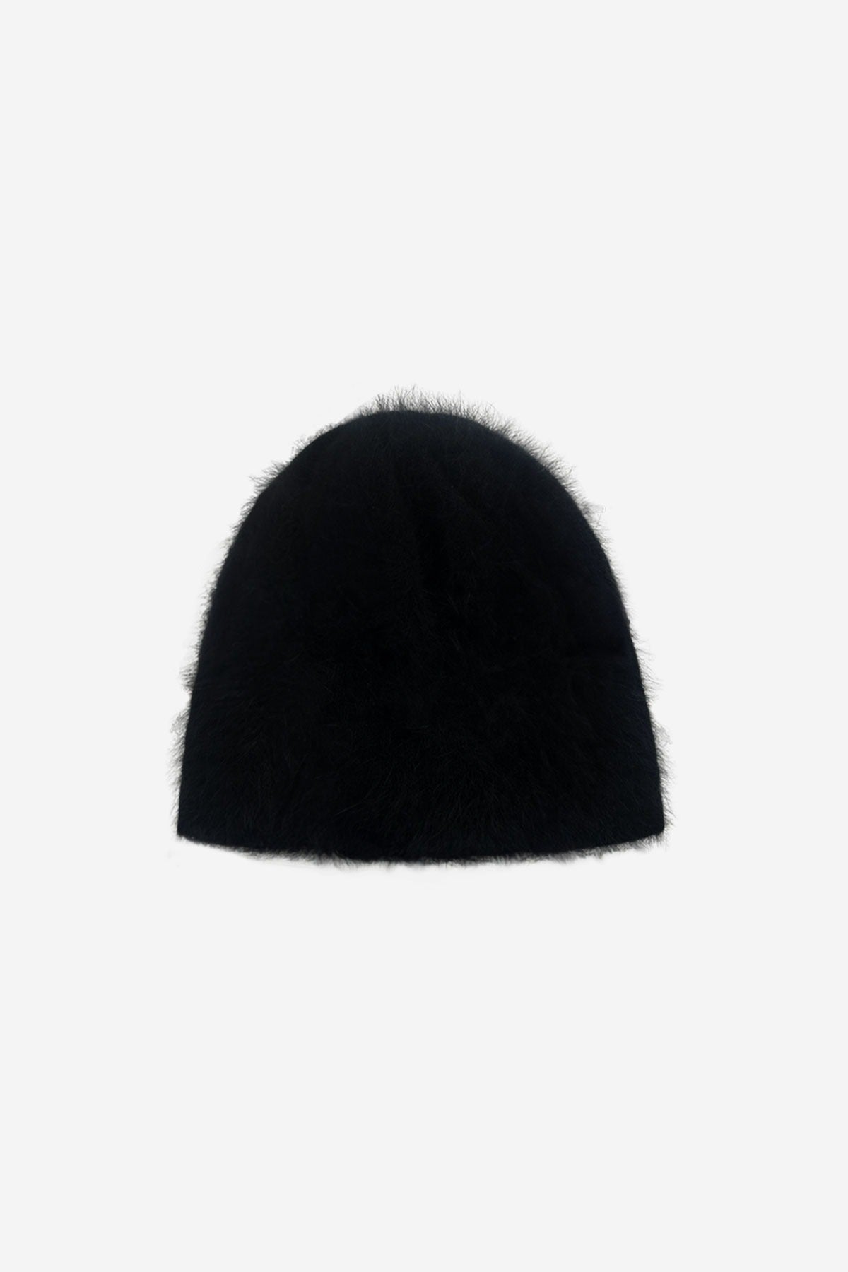 【BLR BLUER】SNOWFLAKES LOGO ANGORA BEANIE CHARCOAL