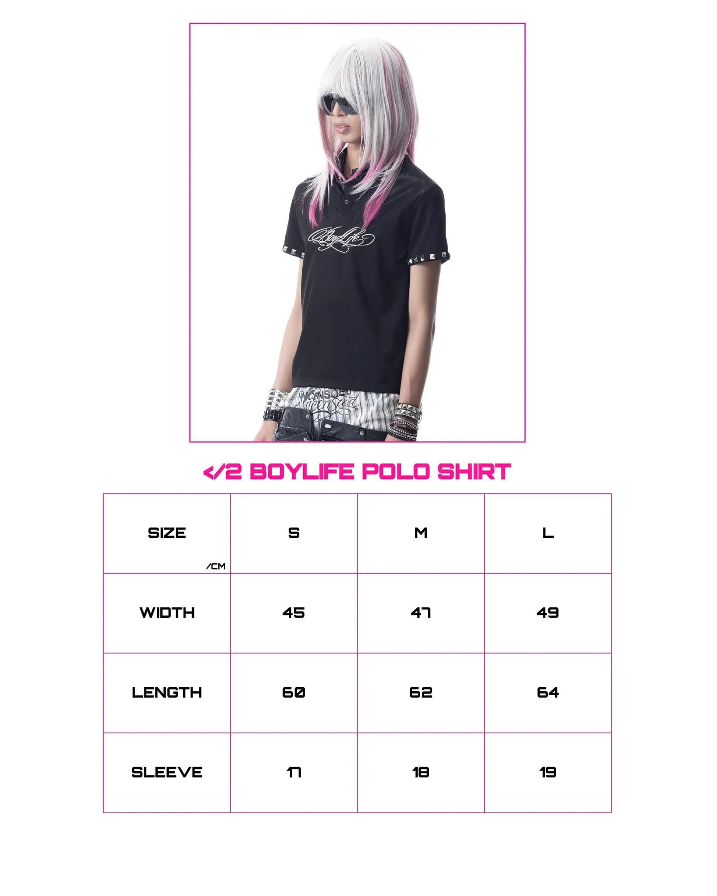 【CH2】</2 BOYLIFE STUDDED POLO
