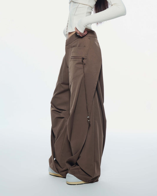 【BUNNYHILL CONCEPT】ARCHER PANTS (BROWN)