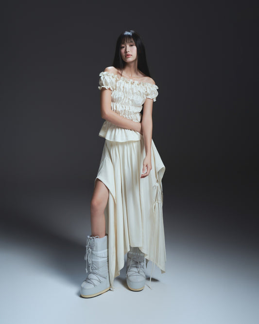 【BUNNYHILL CONCEPT】TWYLA SKIRT (IVORY)