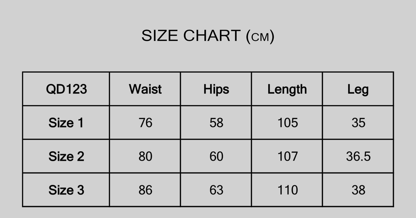 【RICH】Mock Double Waist Wide Leg Pants