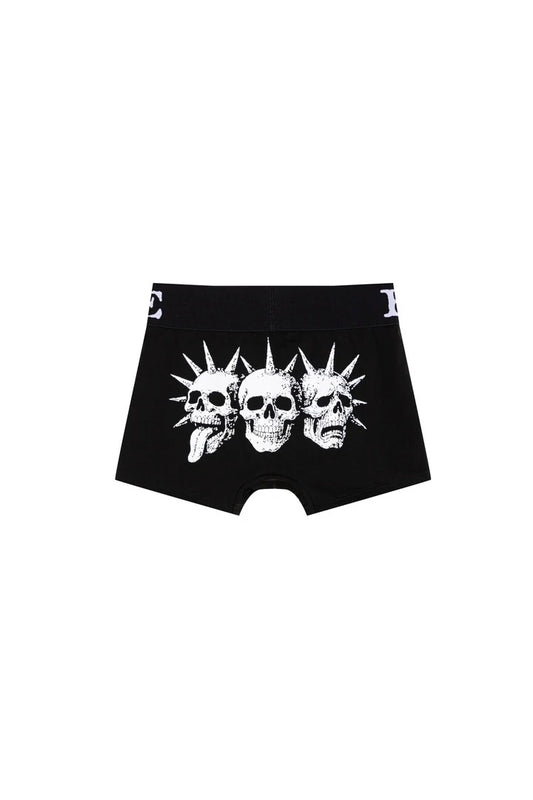 【THOUGHT WE FRIENDS】"Zane" Printed Boxer Briefs in Black