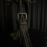 MOLEBO LEATHER ZIPPER BELT