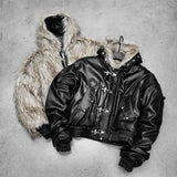 Reversible Faux Fur Jacket