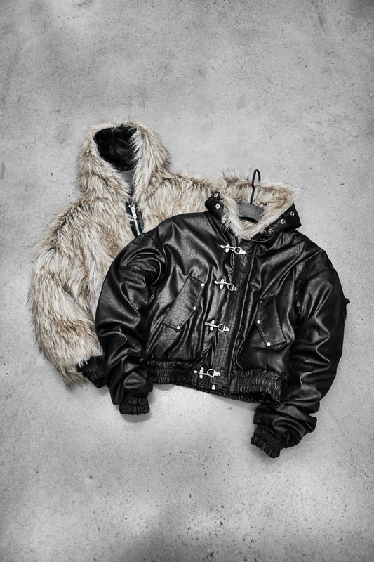 【RICH】Reversible Faux Fur Jacket