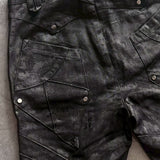 Dark Knight Flare Waxed Pants