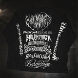 Balenciaga DIY Metal Vintage LNY Logo T-Shirt
