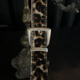 Leopard carved Belt