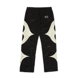 【THUG CLUB】TC Leather Washing Denim Pants (War Ver.) BLACK