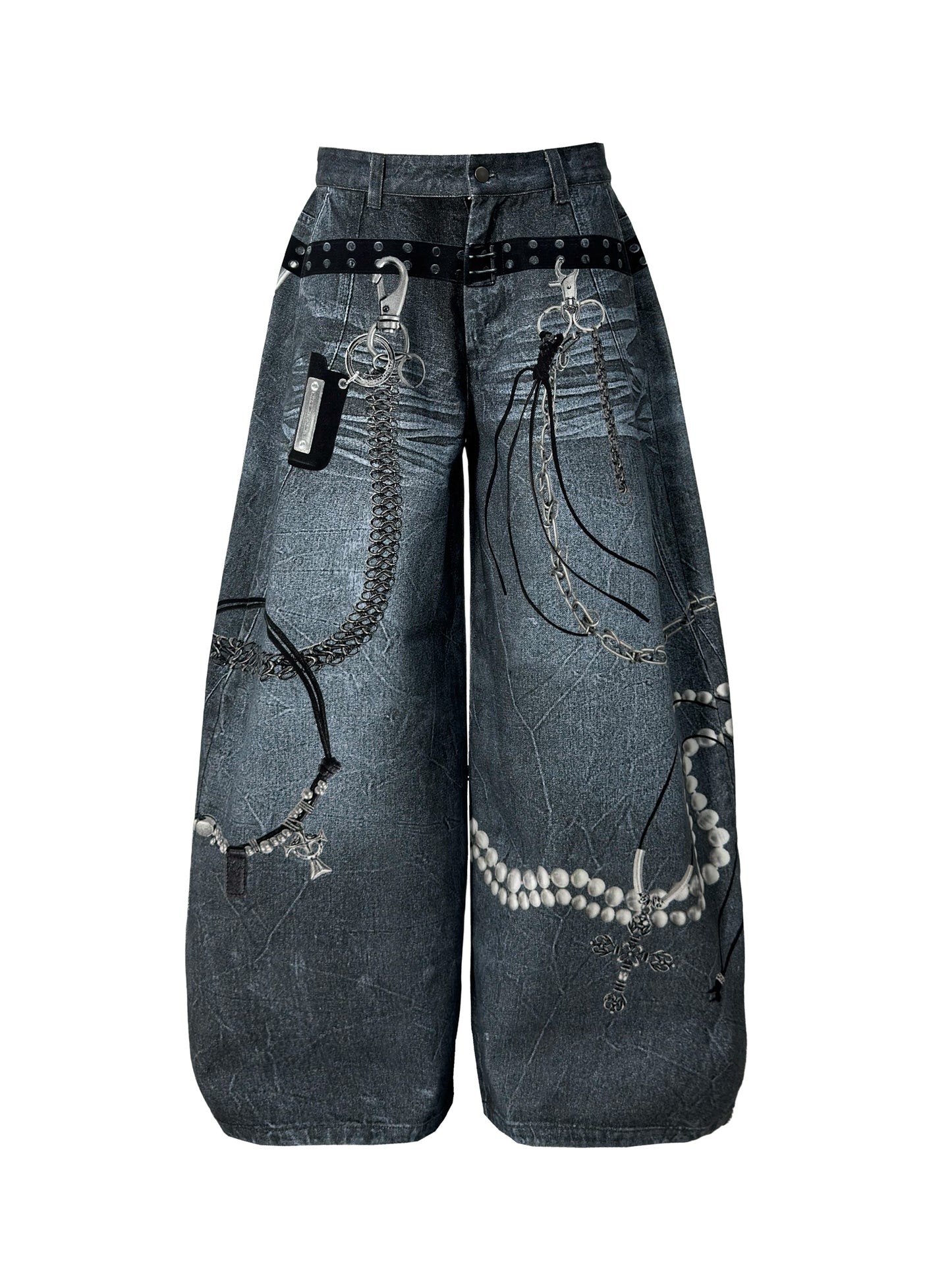 【ROSEN KREUZ】3D RELIC ARCHIVE TROUSERS (BLUE)