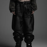 VINTAGE LEATHER WASHED PANTS