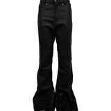 【ROSEN KREUZ】SIDE BELT DOCKING FLARE PANTS (Coating)