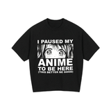"DROP 00" Anime Raglan T-shirt