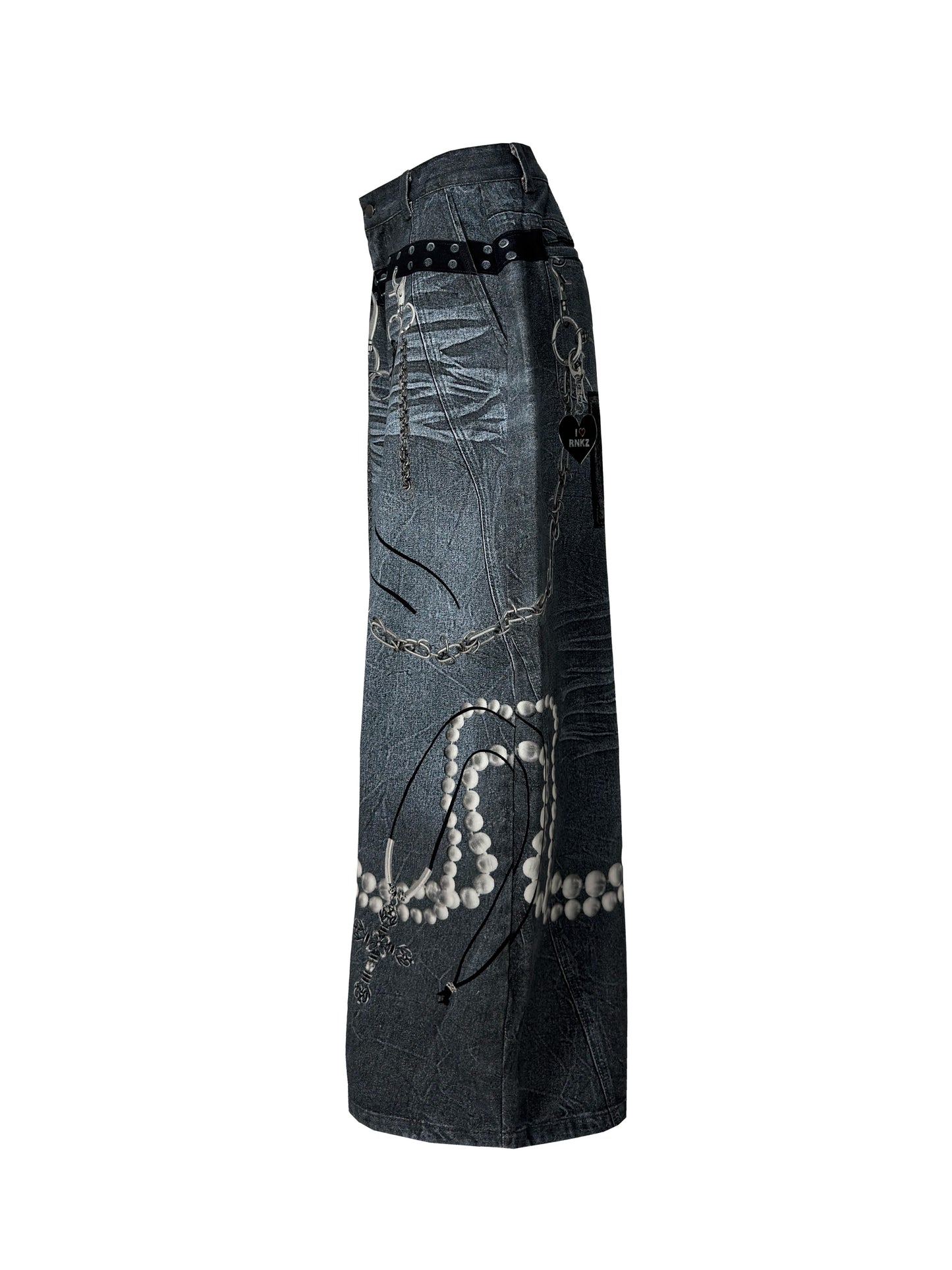 【ROSEN KREUZ】3D RELIC ARCHIVE TROUSERS (BLUE)