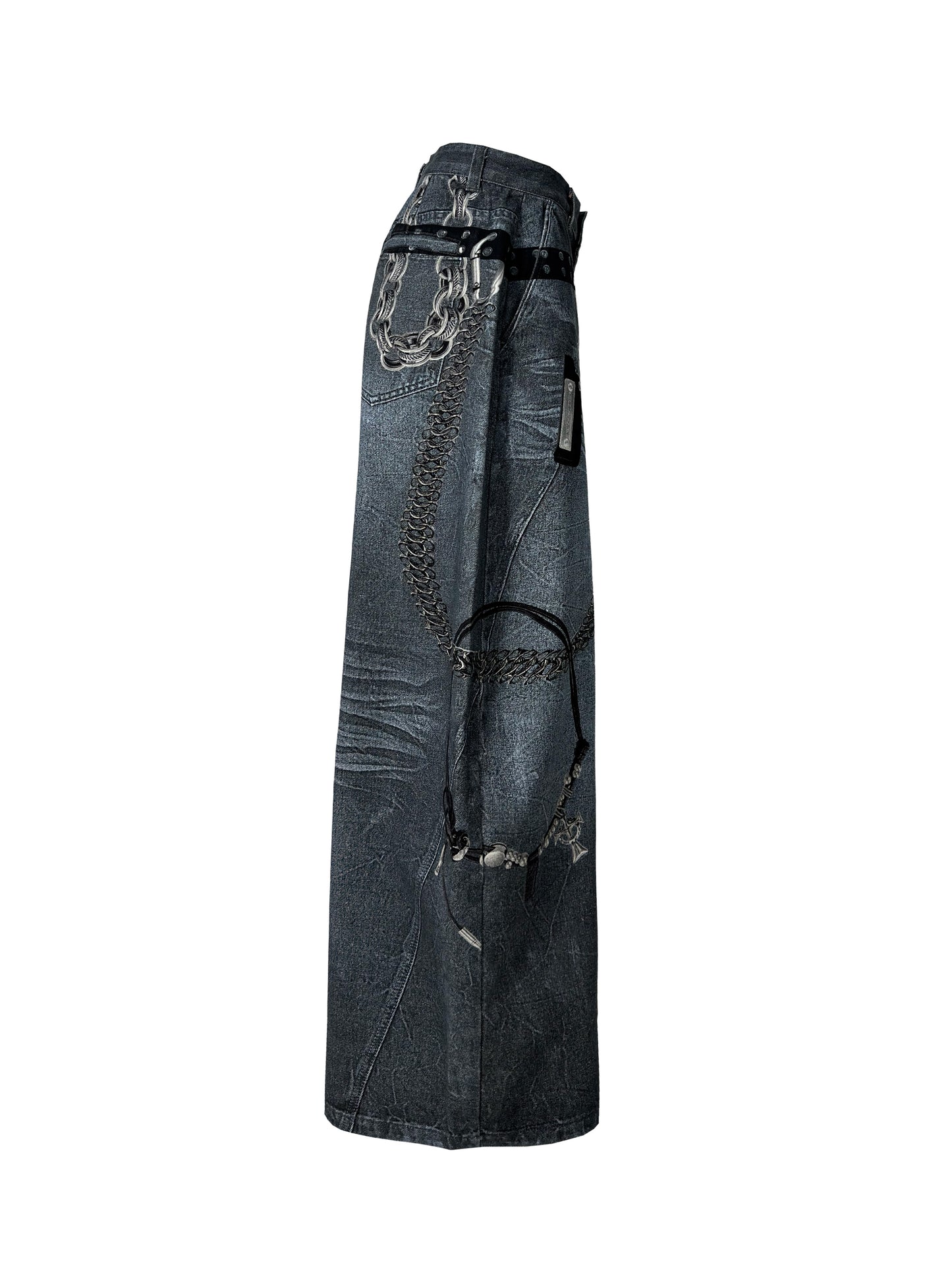 【ROSEN KREUZ】3D RELIC ARCHIVE TROUSERS (BLUE)