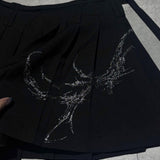 【XIVX】HANDPAINTED SHORT SKIRT