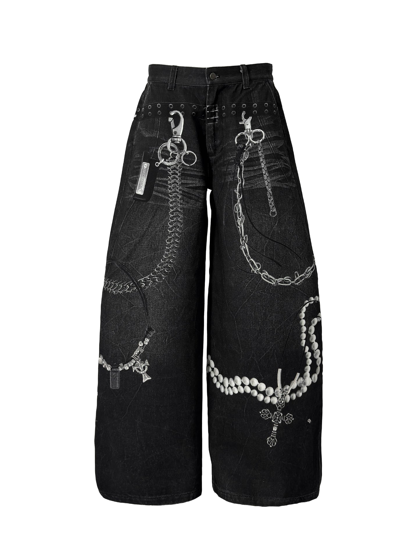 【ROSEN KREUZ】3D RELIC ARCHIVE TROUSERS (BLACK)