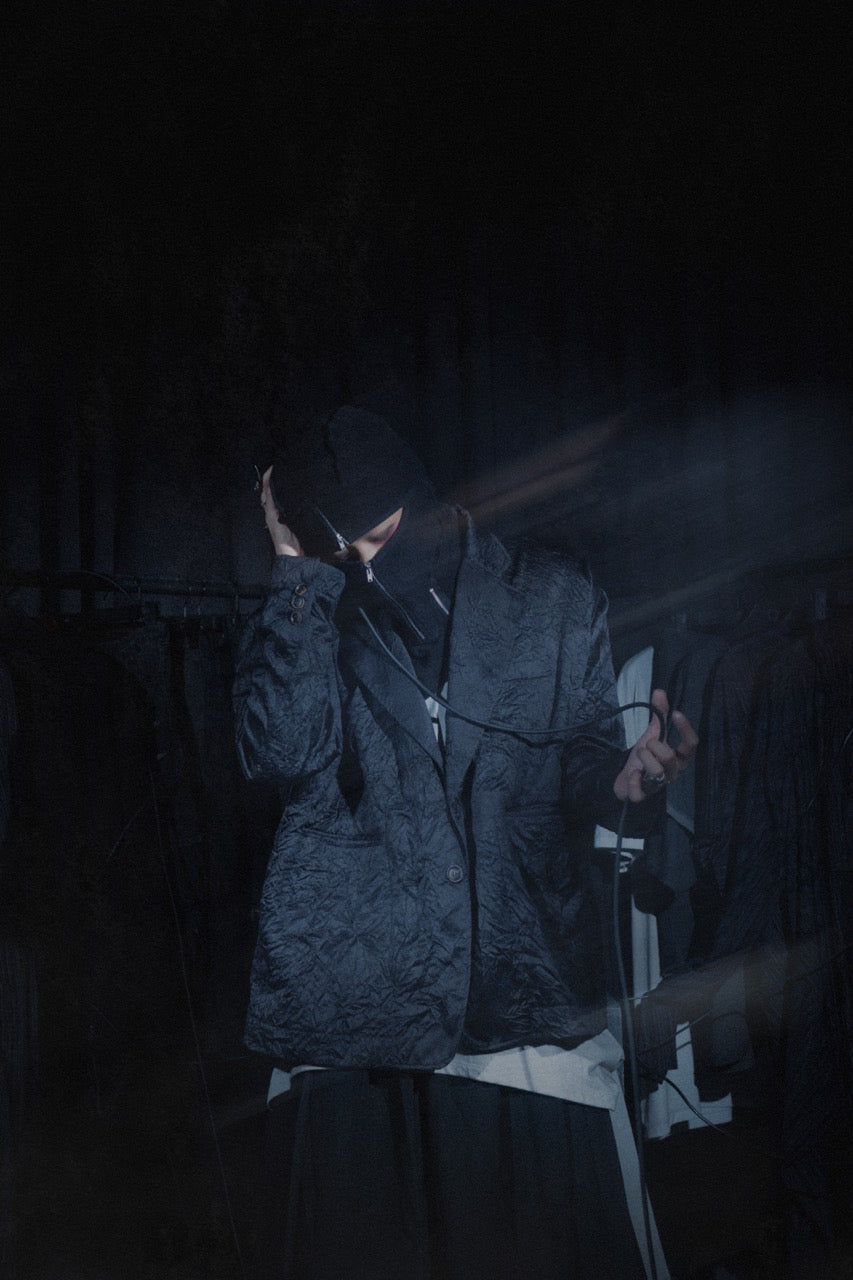 【ASPARAGUS】Pleats back string jacket