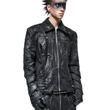Knight denim waxed jacket