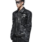 Knight denim waxed jacket