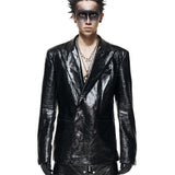 Leather Blazer
