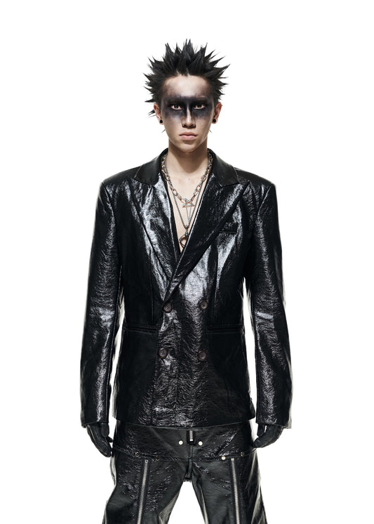 【RICH】Leather Blazer