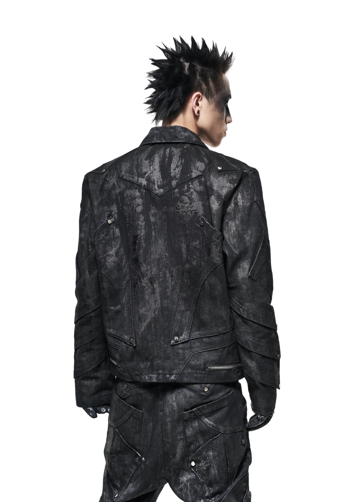 【RICH】Knight denim waxed jacket
